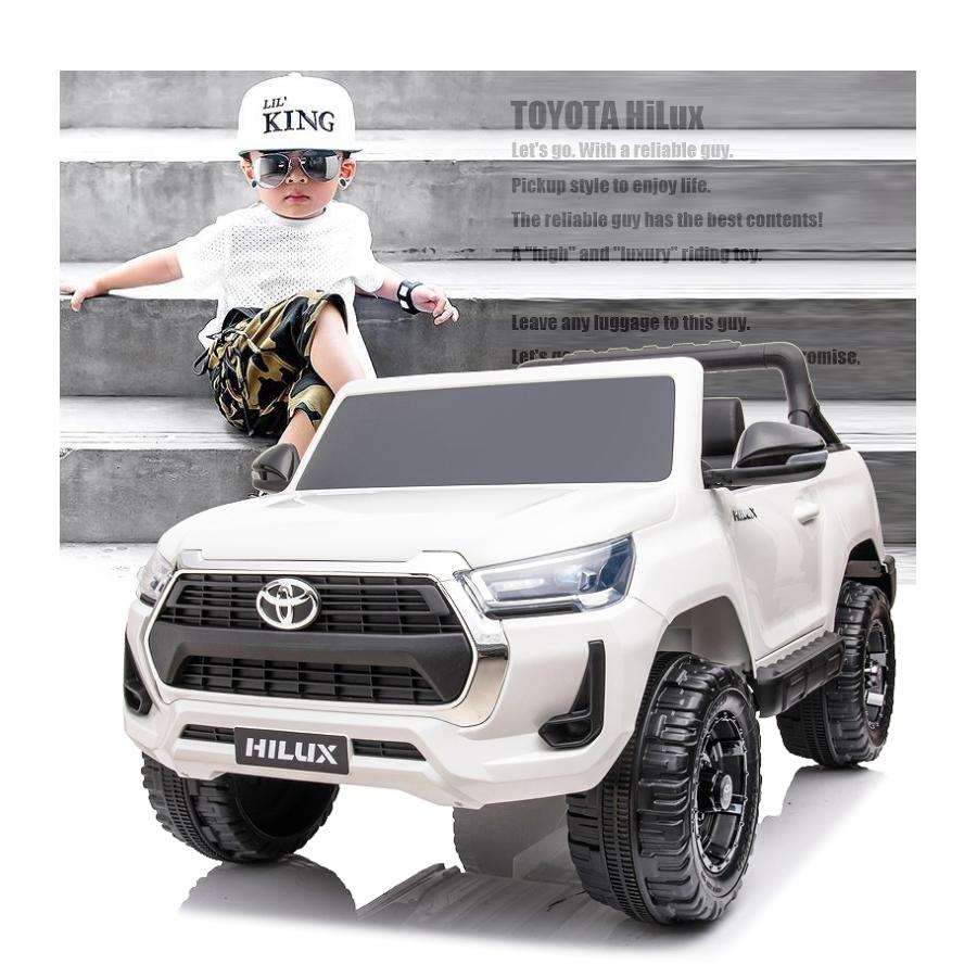 トヨタ ハイラックス　乗用ラジコン2人乗り Lamborghini 乗用玩具 乗用ラジコン TOYOTA HILUX RUGGED X