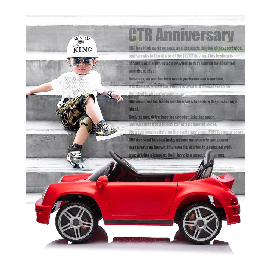 乗用玩具 乗用ラジコン ルーフ RUF CTR Anniversary 997 2WD 12V4.5Ah