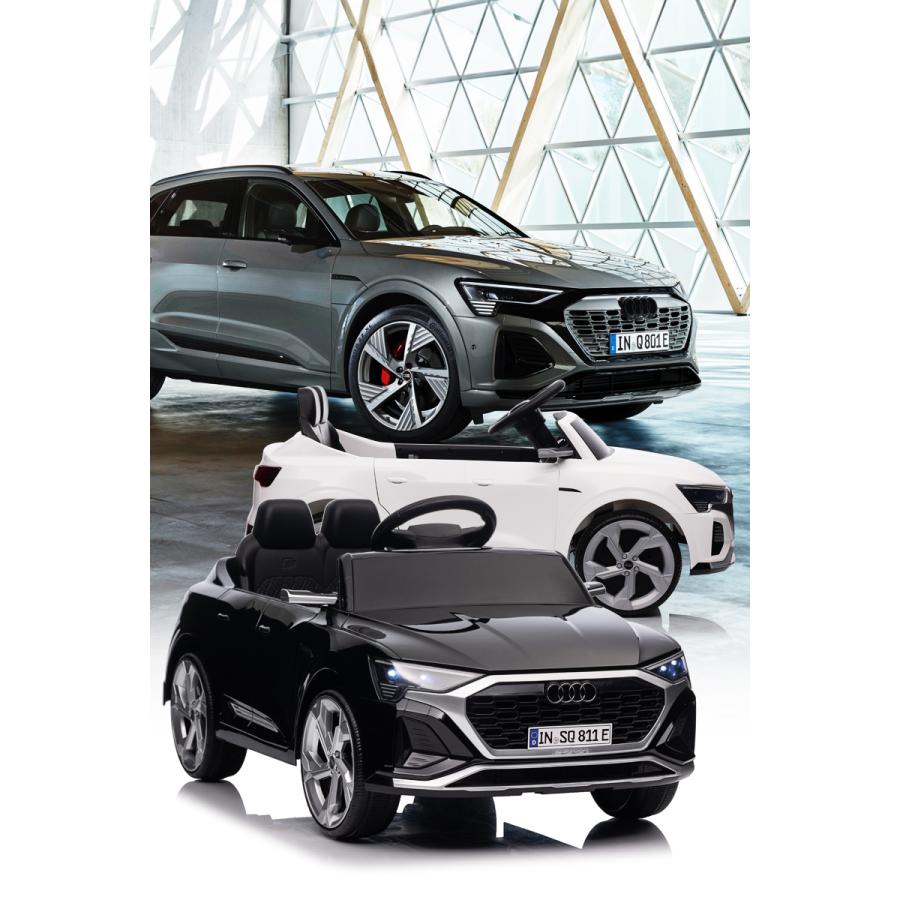 リングボーイ　リングガール　電動ラジコンカー　Audi ブラック 幼児用 リングボーイ リングガール 電動ラジコンカー Audi ブラック 幼児用