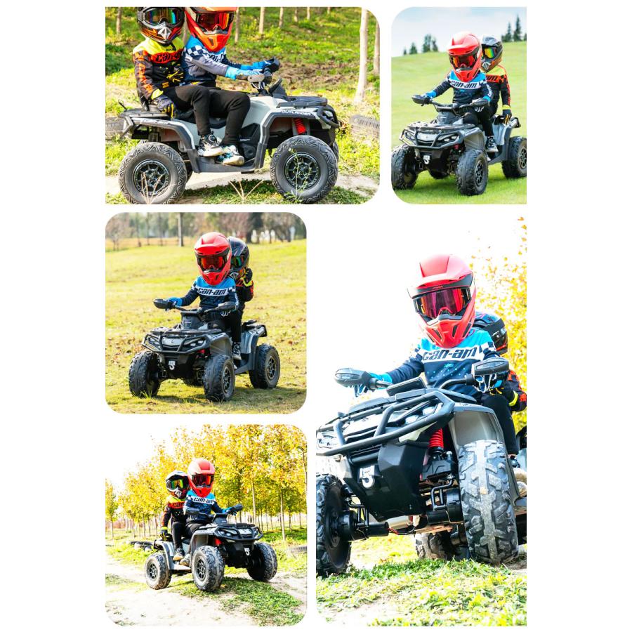 2人乗り 乗用玩具 電動乗用玩具 バギー ATV カンナム BRP Can-Am アウトランダー OUTLANDER 簡単操作可能な電動カー 電動乗用玩具 子供が乗れる |  | 19