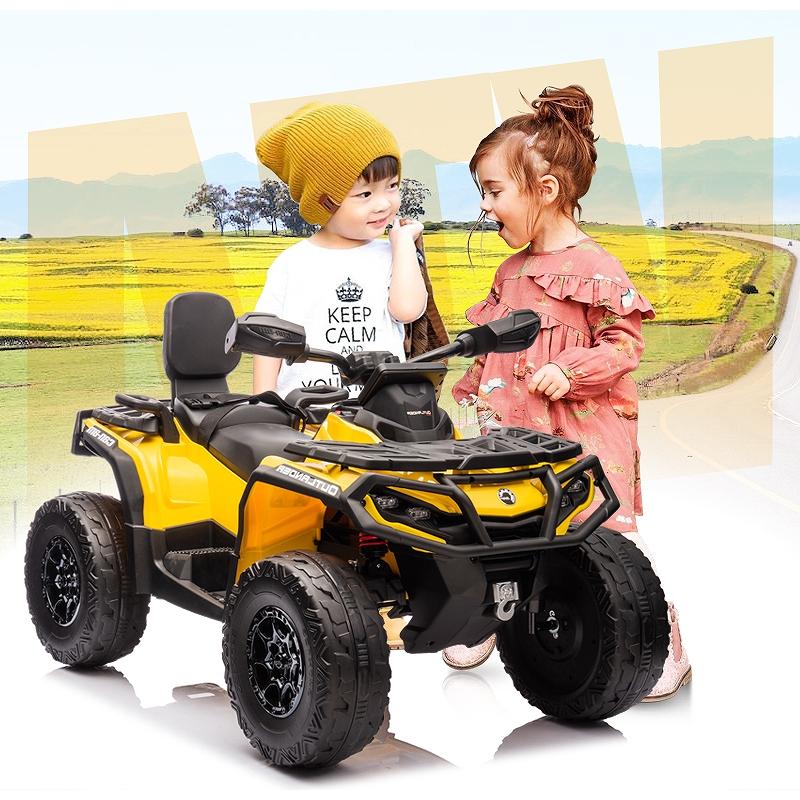 2人乗り 乗用玩具 電動乗用玩具 バギー ATV カンナム BRP Can-Am アウトランダー OUTLANDER 簡単操作可能な電動カー 電動乗用玩具 子供が乗れる |  | 08