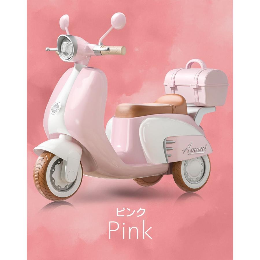 乗用玩具 電動乗用玩具 クラシックバイク スクーター レトロ オールド