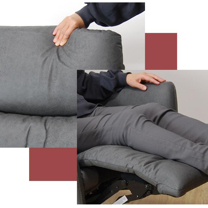 電動リクライニングチェア 360°回転 2モーター 1人掛け : もびりお