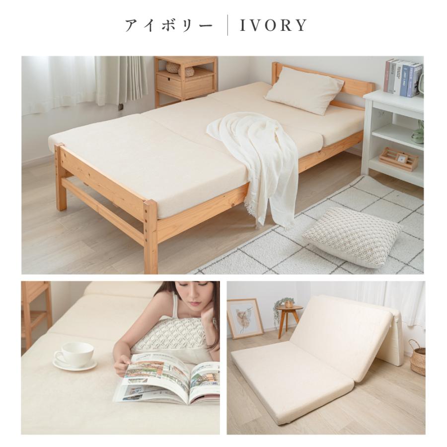 ✨寝返りしやすい✨極厚高反発マットレス　カバー付 耐圧分散 三つ折り ネイビー ライズ東京 極厚 マットレス シングル 14.0 三つ折り 高反発