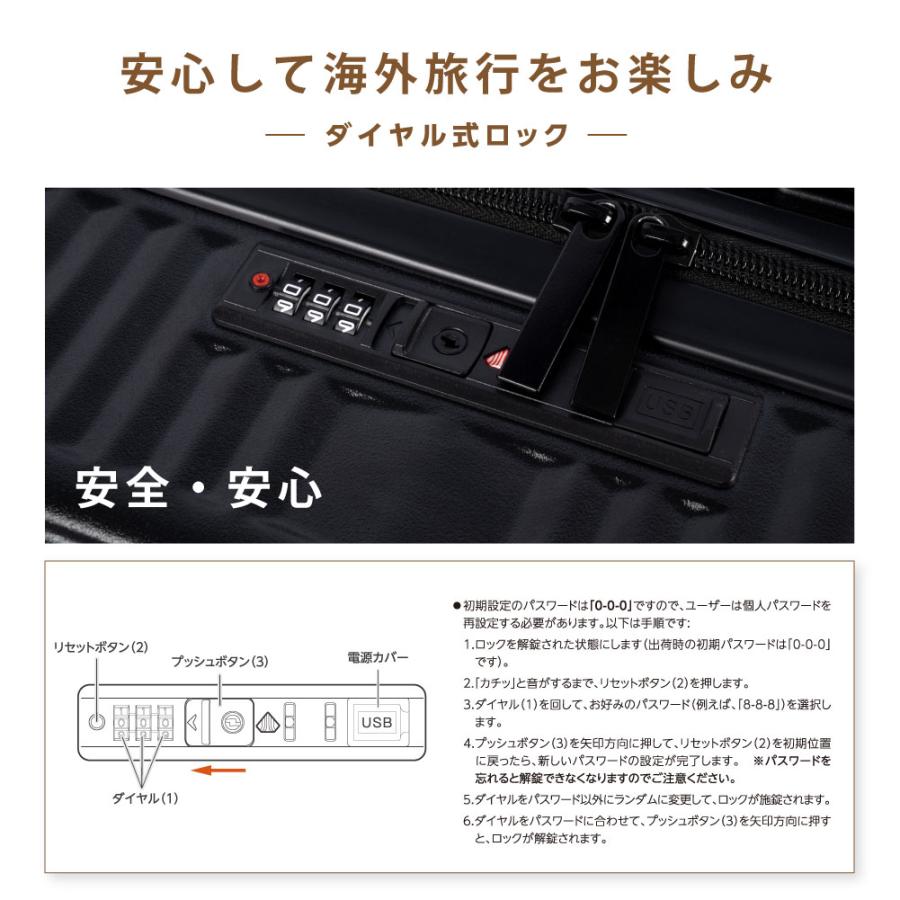 Amazon | [ISUKI] スーツケース キャリーケース キャリーバッグ