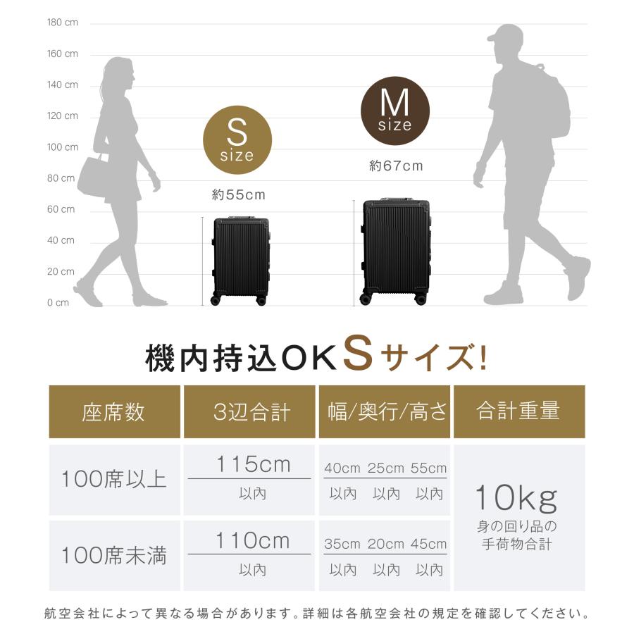 スーツケース  フレームタイプ 機内持込可能 S/Mサイズ 38L/60L キャリーケース 5カラー カップホルダー スマホスタンド フック付き 軽量 360度回転 大容量 旅行の画像