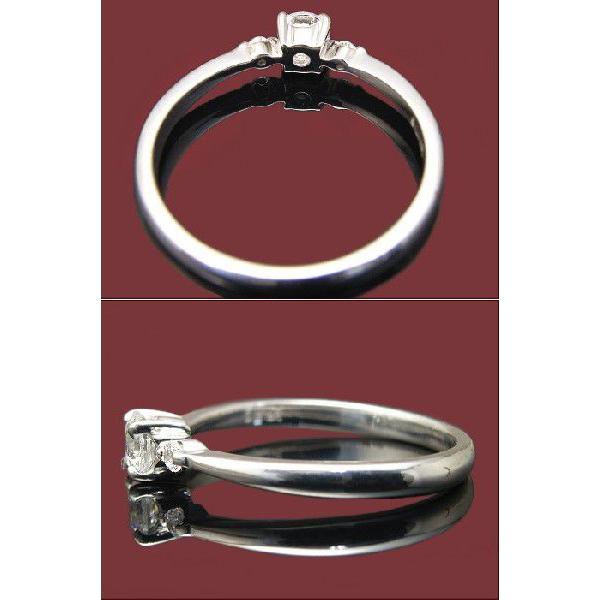 ダイヤモンド リング SIクラス Hアップカラー 0.2ct 一粒 ダイヤ ソリテールリング 0.23ct K18 3種  リング ダイヤ ダイアモンド 指輪 Diamond Ring 送料無料の画像