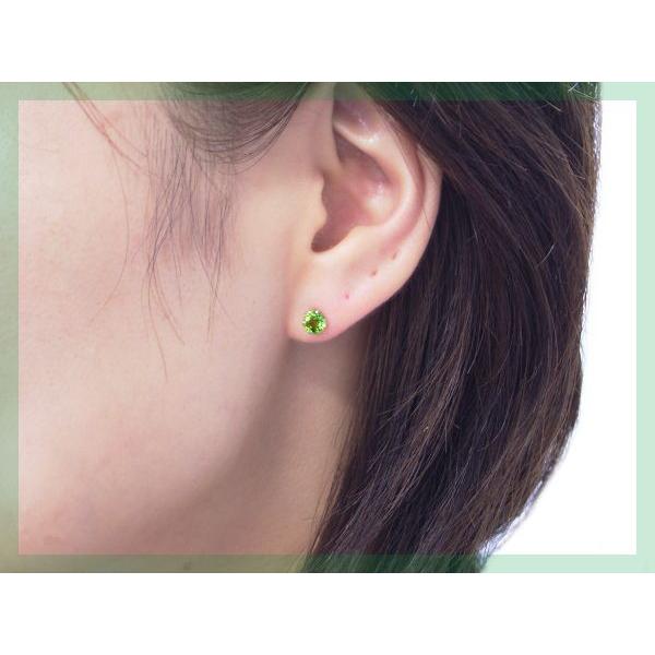 pt900(プラチナ)天然ペリドットピアス新品 楽天市場】ペリドット 約1.7ct/約1.8ct ピアス PT900 プラチナ