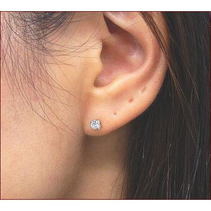 ダイヤモンド ピアス ダイヤモンドピアス Dカラー VSクラス 0.3ct ダイヤモンドスタッドピアス 6本爪 Pt900 鑑別カード付 ラッピング無料 送料無料_2