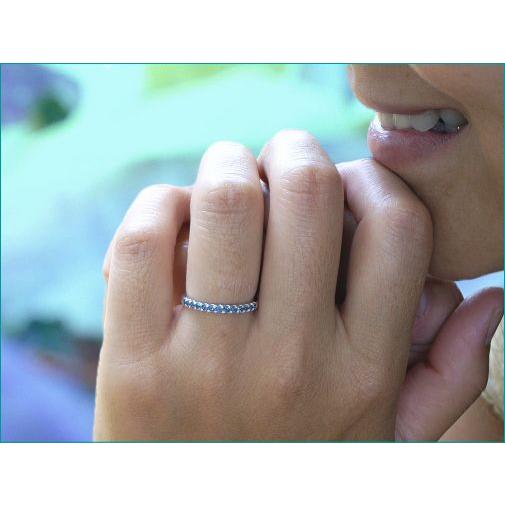 リング 指輪 エタニティリング アレキサンドライト Pt900 ハーフ