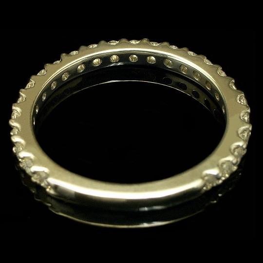 プラチナ Pt900 Pt950 ダイヤモンド リング エタニティリング スイートテン 0.5ct H＆C VSクラス G〜Dカラー ダイヤモンド 25石 鑑別書付の画像