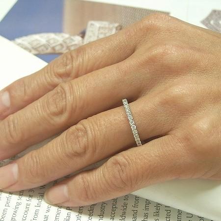 プラチナ Pt900 Pt950 ダイヤモンド リング エタニティリング スイート