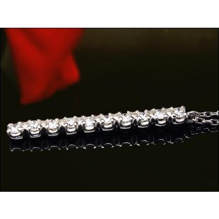 ダイヤモンド ネックレス ペンダントネックレス 0.3ct VSクラス G-Dカラー H&C プラチナ Pt900 10石 チェーンPt850 H&C スイートテン プラチナ900の画像
