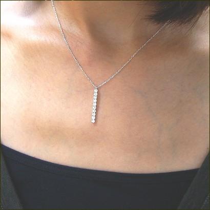 ダイヤモンド ネックレス ペンダントネックレス 0.3ct VSクラス G-Dカラー H&C プラチナ Pt900 10石 チェーンPt850 H&C スイートテン プラチナ900の画像
