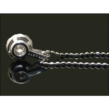 ペンダントネックレス ネックレス ダイヤモンド ダイヤモンドネックレス 0.32ct SIクラス G-Hカラー K18 3種 カットボール フリーチェーン 45cm Dia 送料無料の画像