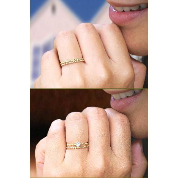 リング 指輪 ゴールド ボールアームリング K18 2種 cucue ring ※ピンキーも対応 ラッピング無料 送料無料 |  | 02
