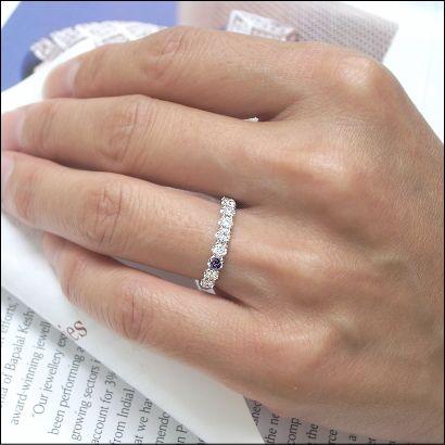 ダイヤモンド エタニティリング リング 9石+1石 H＆C VS G〜Dカラー  