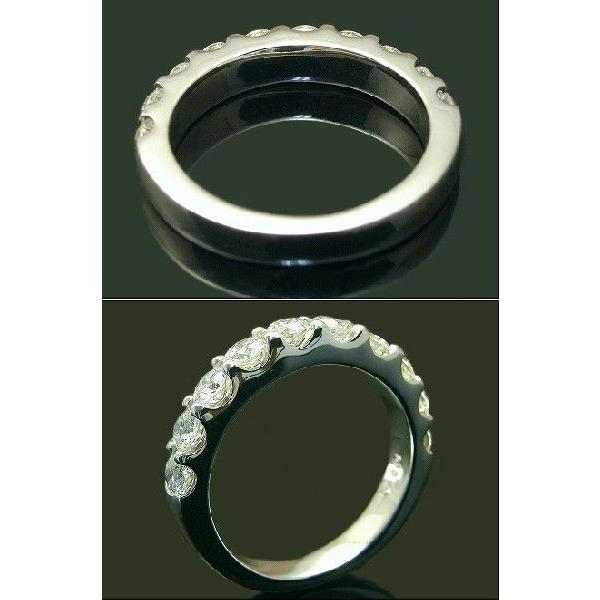 ダイヤモンド  エタニティリング １ct H＆C VS G〜Dカラー プラチナ Pt900 10石 鑑別書 スイートテン ハート＆キューピッド |  | 01