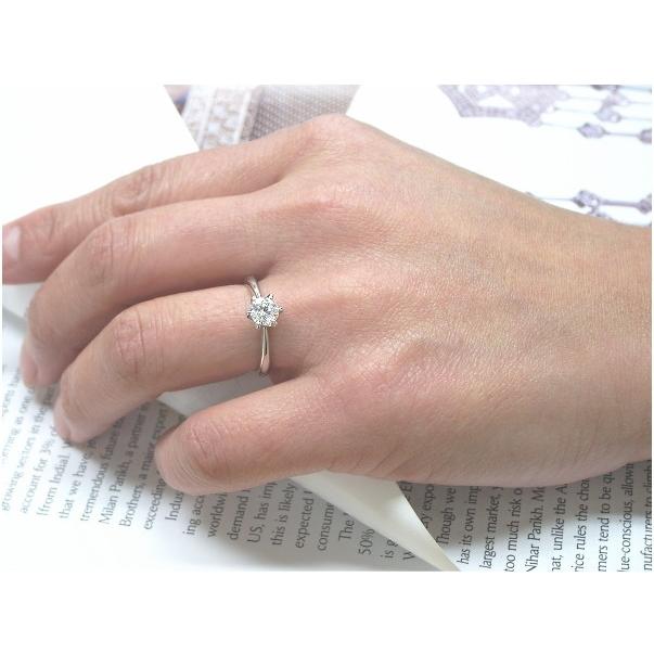 ダイヤモンド リング ダイヤモンドリング 0.5ct 3EX H＆C SI2 Gカラー Pt900 0.5ct 一粒 ソーティング付 トリプルエクセレント エンゲージリング 結婚指輪 |  | 05