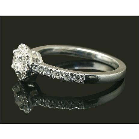 ダイヤモンド リング 0.4ct SIクラス G-Hカラー K18 3種 Pt900可 ダイヤモンドリング Diamond Ring ラッピング無料 送料無料の画像