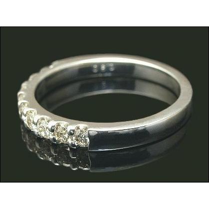 ダイヤモンド リング エタニティリング スイートテン 0.3ct SIクラス ライト ブラウンダイヤ 0.03ct×10 ダイヤモンドエタニティリング 10石 K18 ラッピング無料の画像
