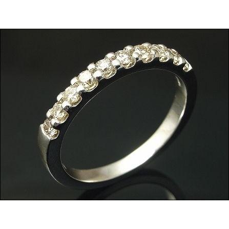 ダイヤモンド リング エタニティリング スイートテン 0.3ct SIクラス ライト ブラウンダイヤ 0.03ct×10 ダイヤモンドエタニティリング 10石 K18 ラッピング無料の画像