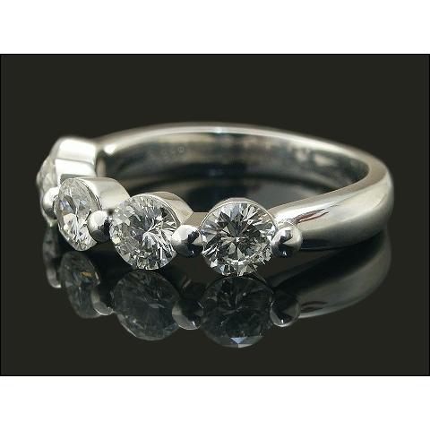 ダイヤモンド リング 1ct Dカラー VVS1 3EXCELLENT H＆C Pt900 ダイヤ  