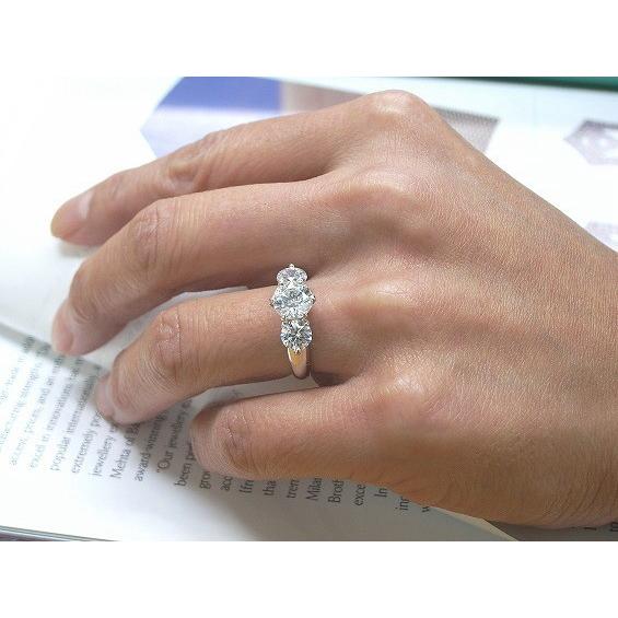 ダイヤモンド リング ダイヤモンドリング プラチナ900 2ct 中石 1ct VS