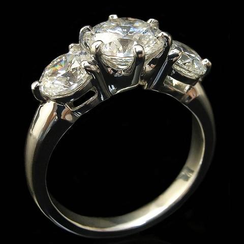 pt900 ／ダイヤモンドリング ／#12 ／一石無し pt900 ／ダイヤモンド