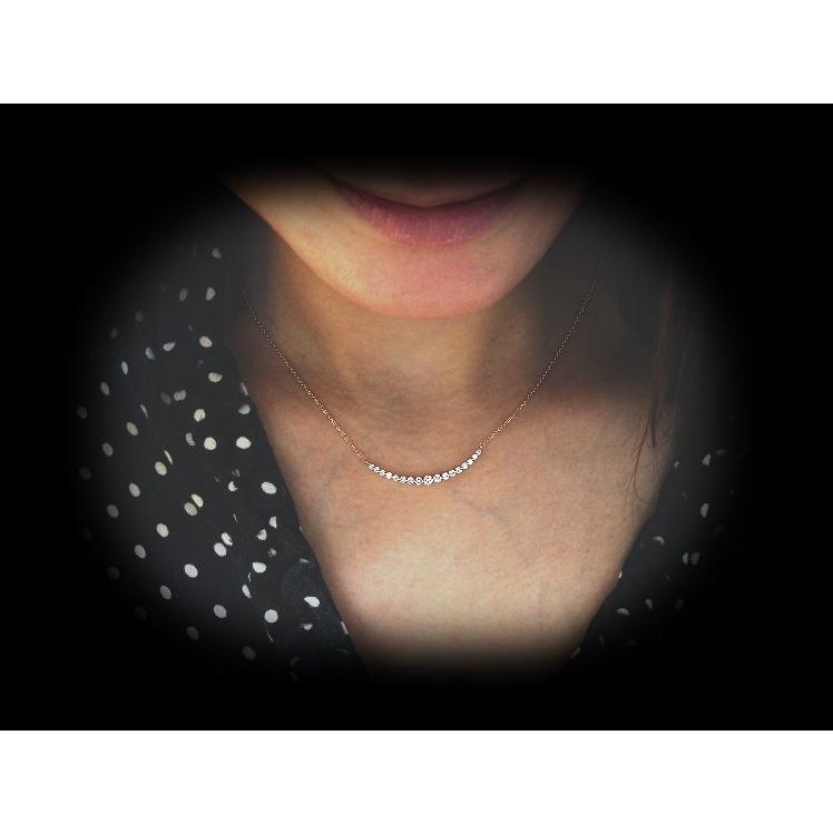 K18ラインダイヤモンドネックレス 楽天市場】K18 YG/WG/PG 【0.30ctUP】ラインペンダント 【F