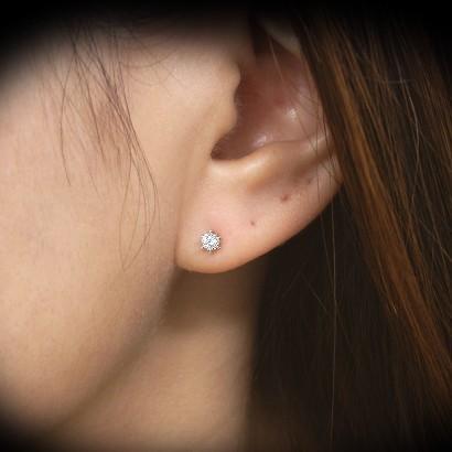ピアス ダイヤモンド 0.2ct Dカラー VSクラス 0.1ct×2 プラチナ Pt900  