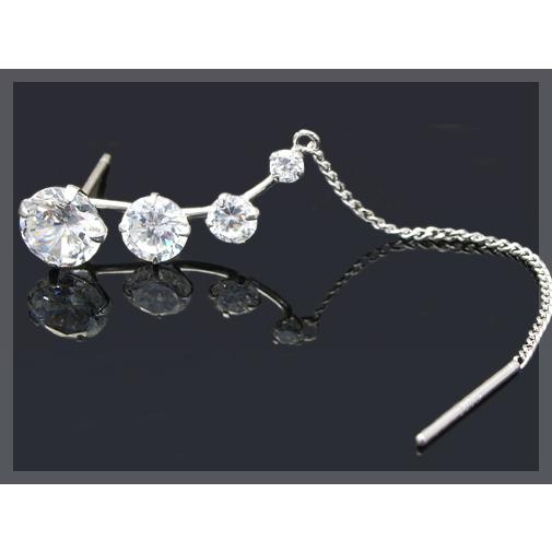 ピアス キュービックジルコニア K14 K14WG キュービックジルコニアピアス 2ホール用ピアス ラッピング無料 送料無料　 | 