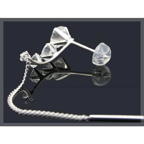 ピアス キュービックジルコニア K14 K14WG キュービックジルコニアピアス 2ホール用ピアス ラッピング無料 送料無料　 |  | 01