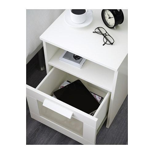IKEA・イケア BRIMNES ベッドサイドテーブル ホワイト (003.540.63)｜moblife｜02