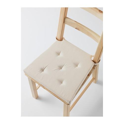 椅子 チェア クッション IKEA イケア チェアパッド JUSTINA ナチュラル 101.749.95｜moblife｜02