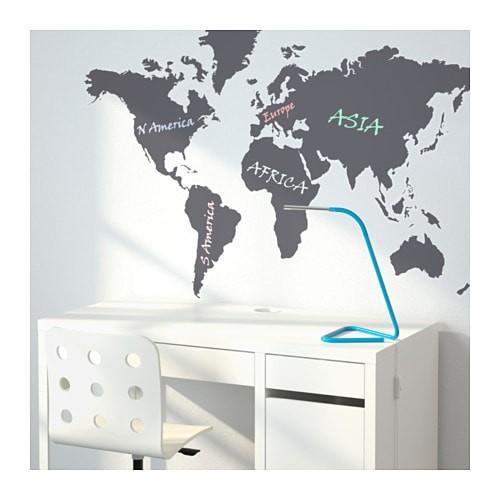 ｉｋｅａ 壁紙シール Klatta デコレーションステッカー 黒板 世界地図 103 179 04 モブライフ 通販 Yahoo ショッピング