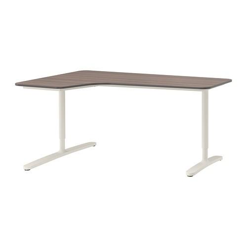 Ikea イケア パソコンデスク 机 Bekantコーナーデスク 左 グレー ホワイト 190 064 03 モブライフ 通販 Yahoo ショッピング