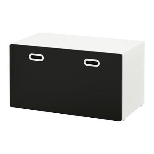 Ikea イケア Stuva Fritids ベンチ おもちゃ収納付き ホワイト 黒板 192 622 14 モブライフ 通販 Yahoo ショッピング