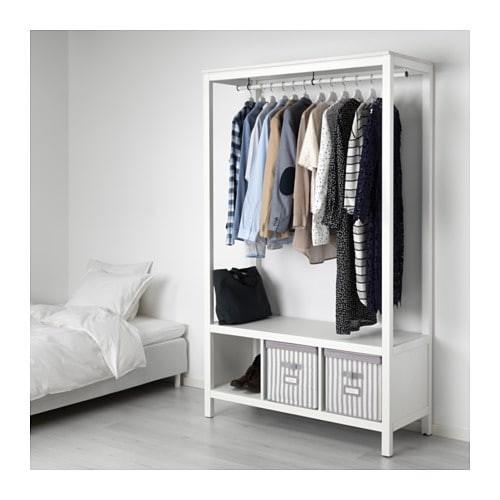 ｉｋｅａ イケア Hemnes オープンワードローブ ホワイトステイン 3 796 18 モブライフ 通販 Yahoo ショッピング