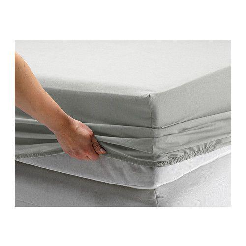 Ikea イケア シーツ ベッドカバー Somnig ボックスシーツ ライトグレー 140x0 Cm 302 5 43 モブライフ 通販 Yahoo ショッピング