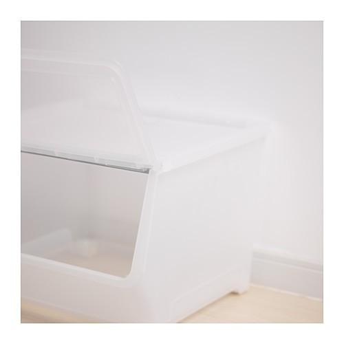 IKEA・イケア FIRRA ふた付きボックス, 透明  (403.399.33)｜moblife｜02
