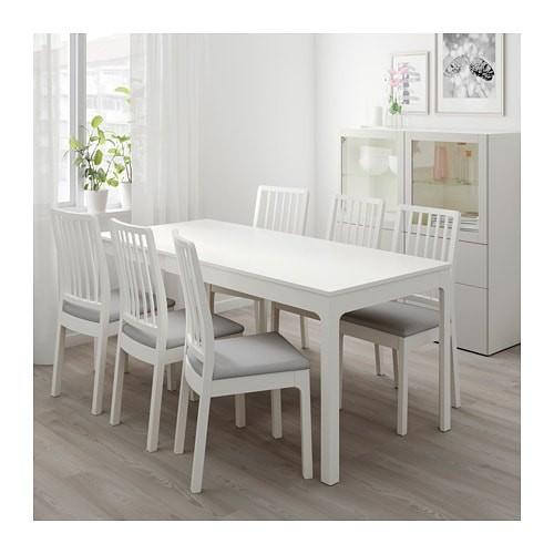 IKEA イケア テーブル ダイニングテーブル EKEDALEN 伸長式テーブル ホワイト 503.408.08｜moblife｜03
