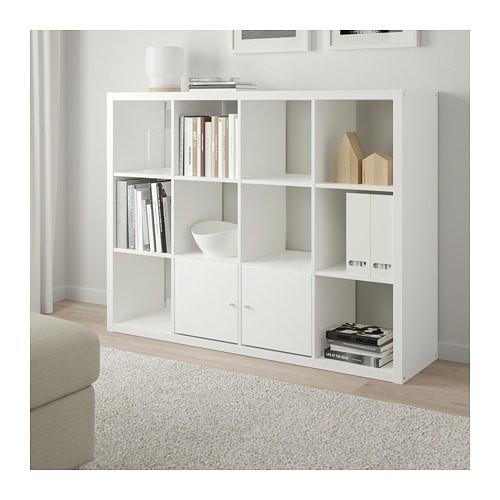 イケア IKEA 棚 収納 木製 書棚 本棚 家具 KALLAX カラックス シェルフユニット ホワイト 604.099.39