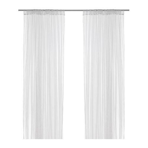 Ikea イケア カーテン ブラインド Lill ネットカーテン1組 ホワイト 280x250 Cm 701 719 27 モブライフ 通販 Yahoo ショッピング
