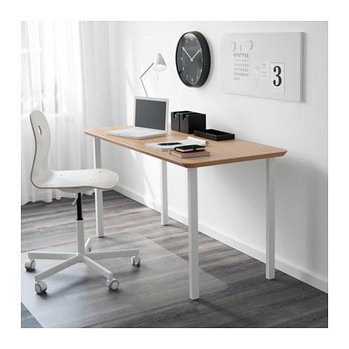 IKEA・イケア HILVER / GERTON テーブル, 竹, ホワイト (790.471.51) 79047151モブライフ