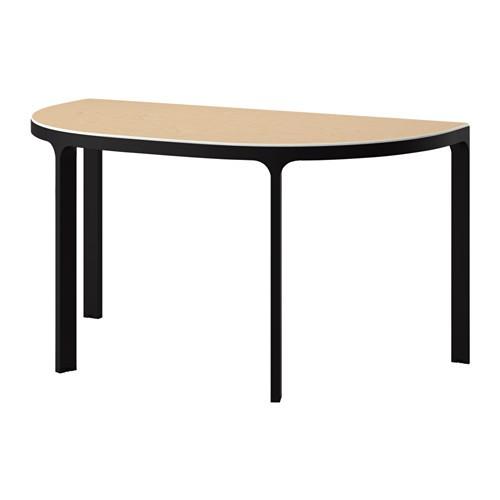 IKEA・イケア　パソコンデスク・机　BEKANT会議用テーブル, バーチ, ブラック(790.474.67)｜moblife