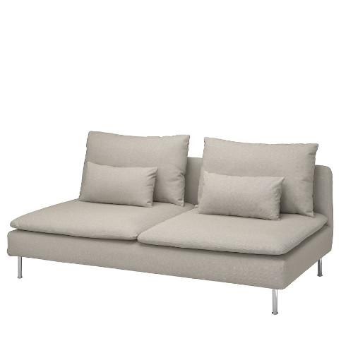 IKEA イケア ソファ リビングルーム SODERHAMN ソーデルハムン 3人掛けソファセクション フリードトゥナ ライトベージュ