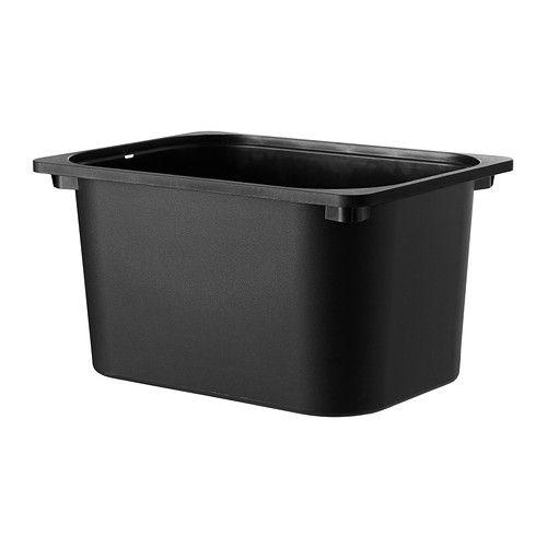 収納ケース おもちゃ箱 おもちゃ入れ 子供収納 Ikea イケア Trofast 収納ボックス ブラック 902 525 74 m モブライフ 通販 Yahoo ショッピング