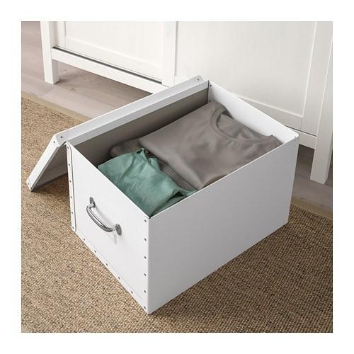 Ikea イケア 収納ボックス 収納ケース Fjalla 収納ボックス ふた付き ホワイト 903 956 86 モブライフ 通販 Yahoo ショッピング