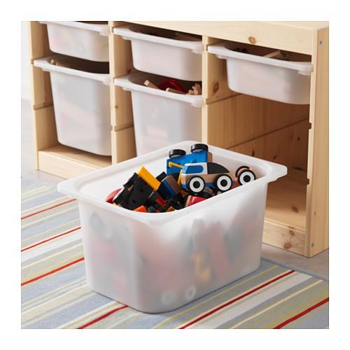 収納ボックス付き おもちゃ箱 子供収納 Ikea イケア Trofast トロファスト ライトホワイトステインパイン ホワイト 292 408 77 モブライフ 通販 Yahoo ショッピング